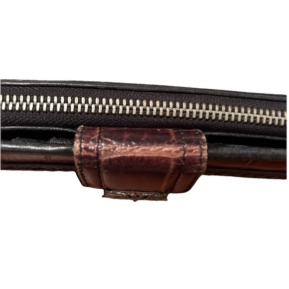 Vintage Brighton Pebble Black‎ Brown Leather Wallet - Picture 6 of 16